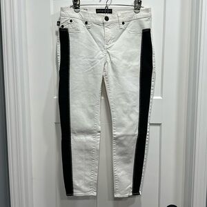 Rock & Republic White Jeans Carnivale Size 8